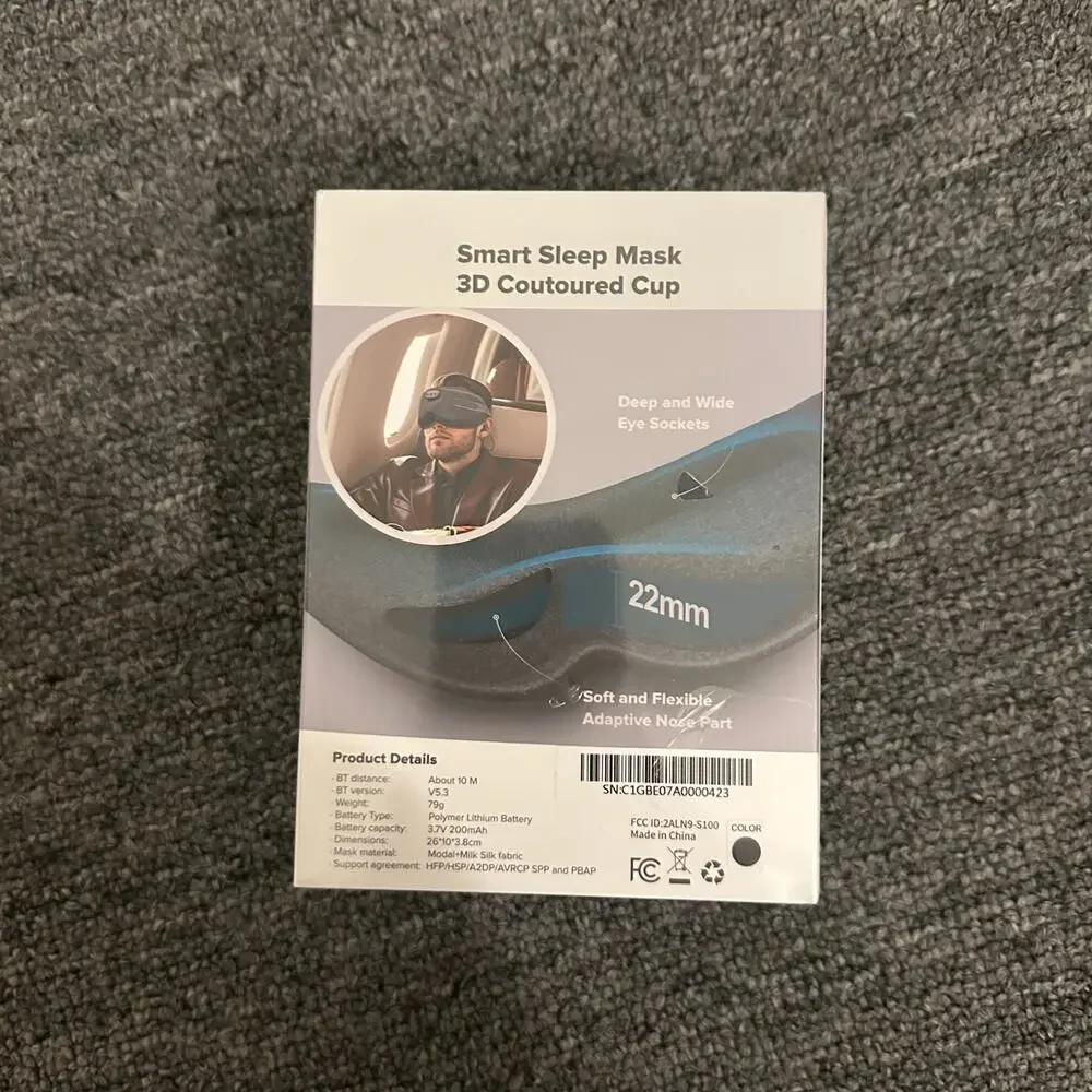 Aptkdoe Smart Sleep Mask Noise Reducing Travel 3D Cup